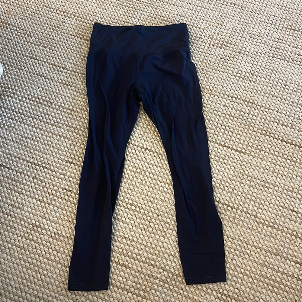 Navy Athleta Ultra High Rise Elation 7/8 Tight— Size S.